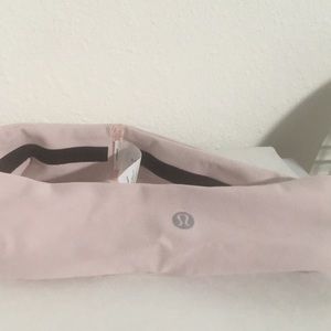 Light pink Lululemon headband